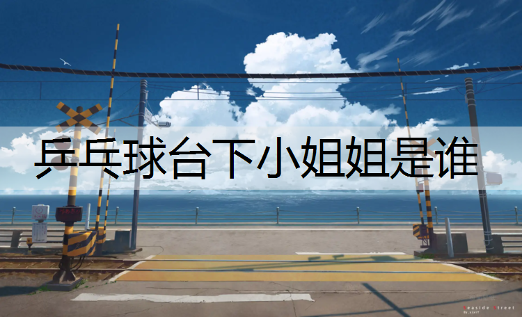 乒乓球台下小姐姐是谁